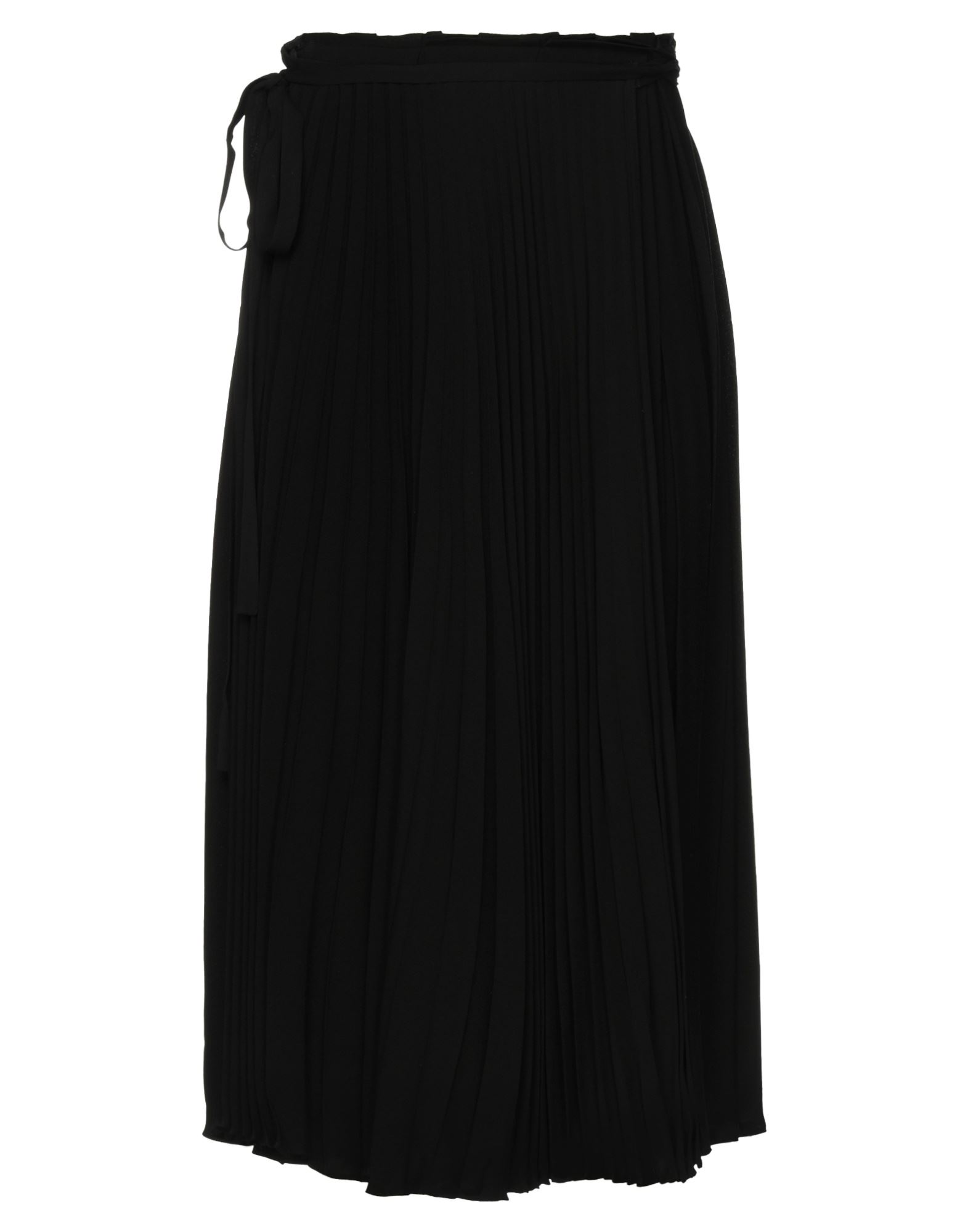 Valentino Midi Skirts In Black