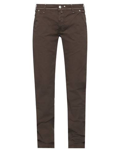 Jacob Cohёn Man Pants Dark Brown Size 34 Cotton, Elastane