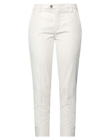 Shop Bonheur Woman Pants Ivory Size 32 Cotton, Elastane In White
