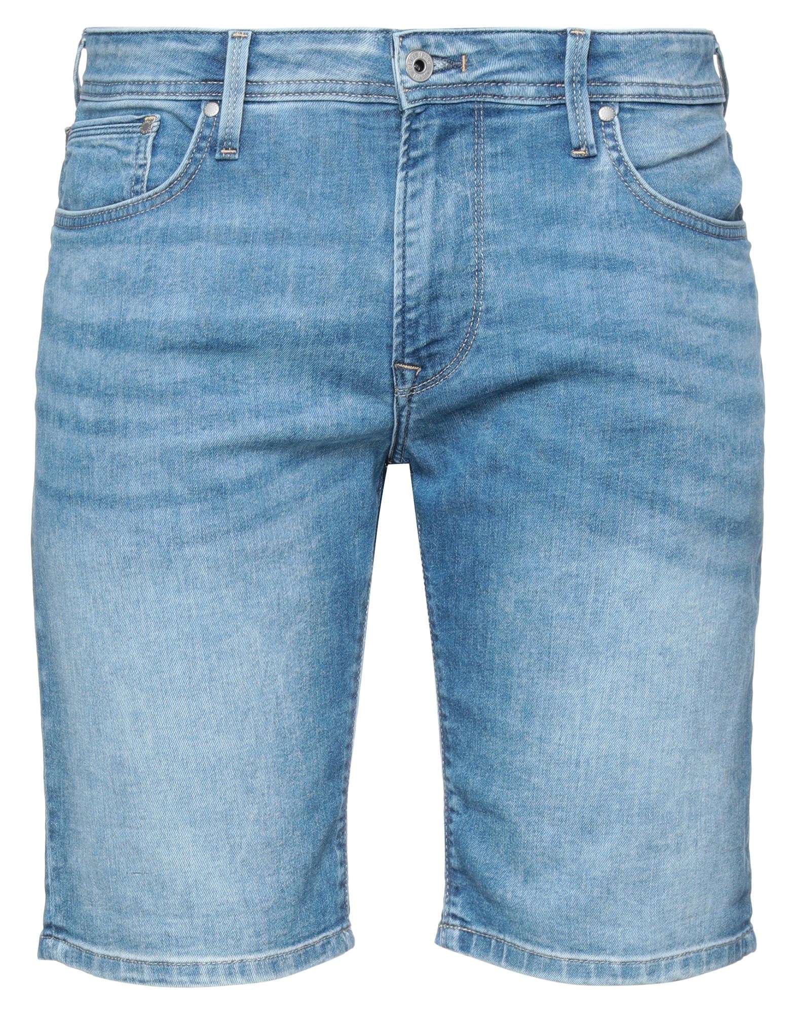 《セール開催中》PEPE JEANS メンズ デニムショートパンツ ブルー 28 コットン 61% / ポリエステル 28% / リサイクルコットン（ポストコンシューマ） 10% / ポリウレタン 1%