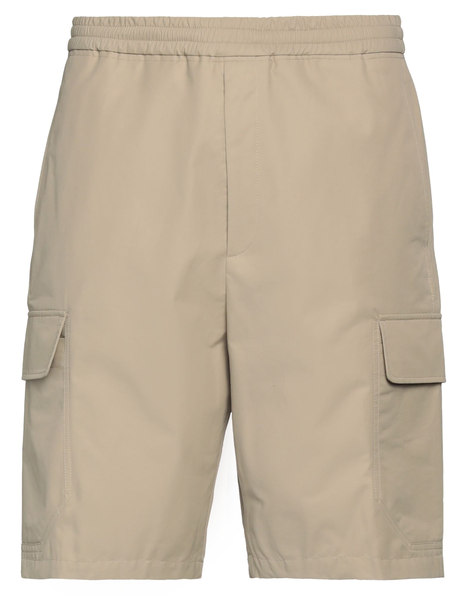 Neil Barrett Man Shorts & Bermuda Shorts Khaki Size 36 Cotton, Polyamide In Beige