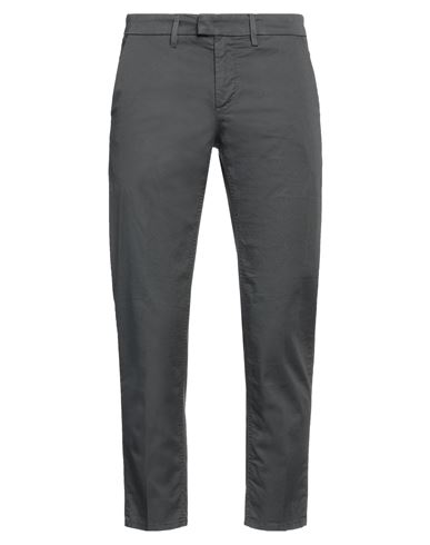 Dondup Man Pants Lead Size 31 Cotton, Elastane In Grey