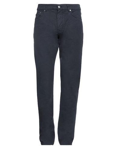Harmont & Blaine Man Pants Navy Blue Size 38 Cotton, Elastane