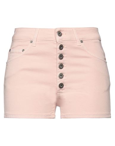 Dondup Woman Shorts & Bermuda Shorts Light Pink Size 29 Cotton, Elastomultiester, Elastane