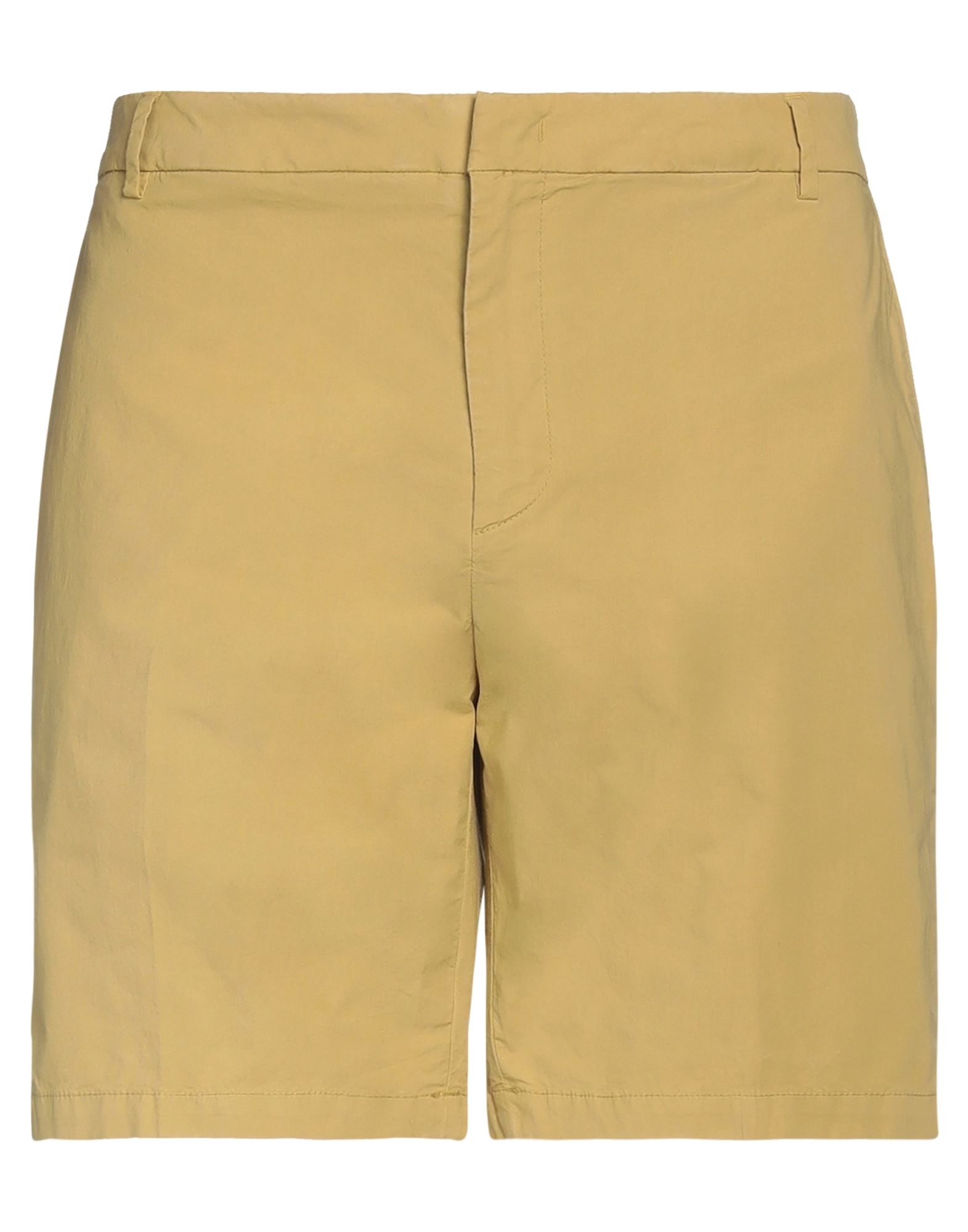 DONDUP DONDUP MAN SHORTS & BERMUDA SHORTS OCHER SIZE 31 COTTON, ELASTANE