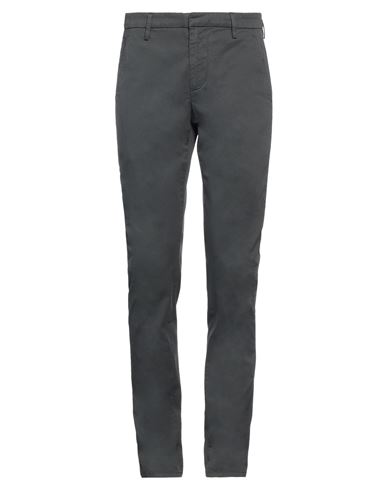 Dondup Man Pants Lead Size 29 Cotton, Elastane In Grey