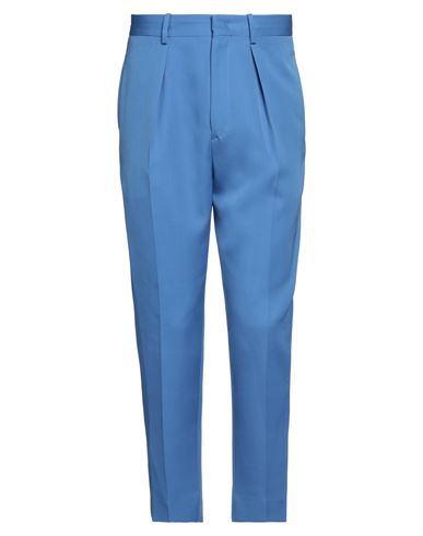 Shop Isabel Marant Man Pants Light Blue Size 38 Linen, Polyurethane