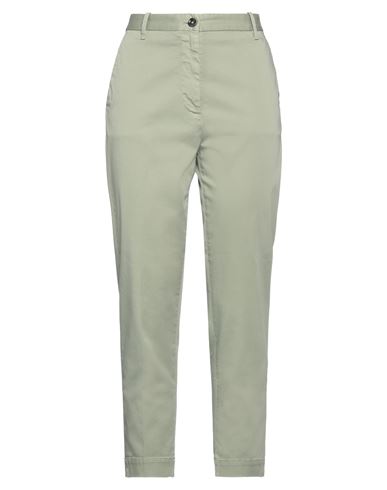 Nine:inthe:morning Nine In The Morning Woman Pants Military Green Size 26 Cotton, Elastane