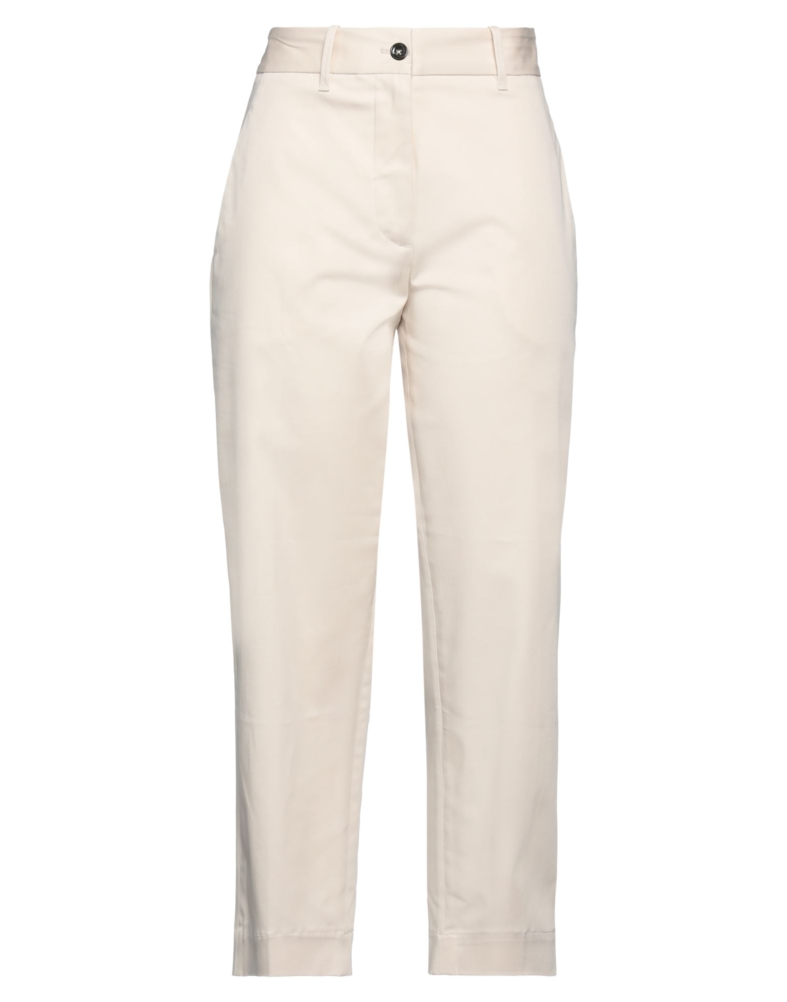 Nine:inthe:morning Nine In The Morning Woman Pants Beige Size 28 Cotton, Elastane