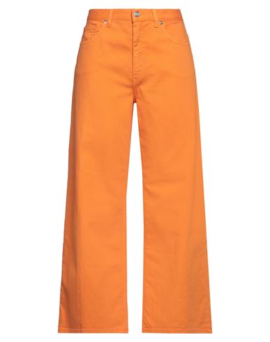 Nine In The Morning Woman Jeans Mandarin Size 32 Cotton, Elastane In Orange