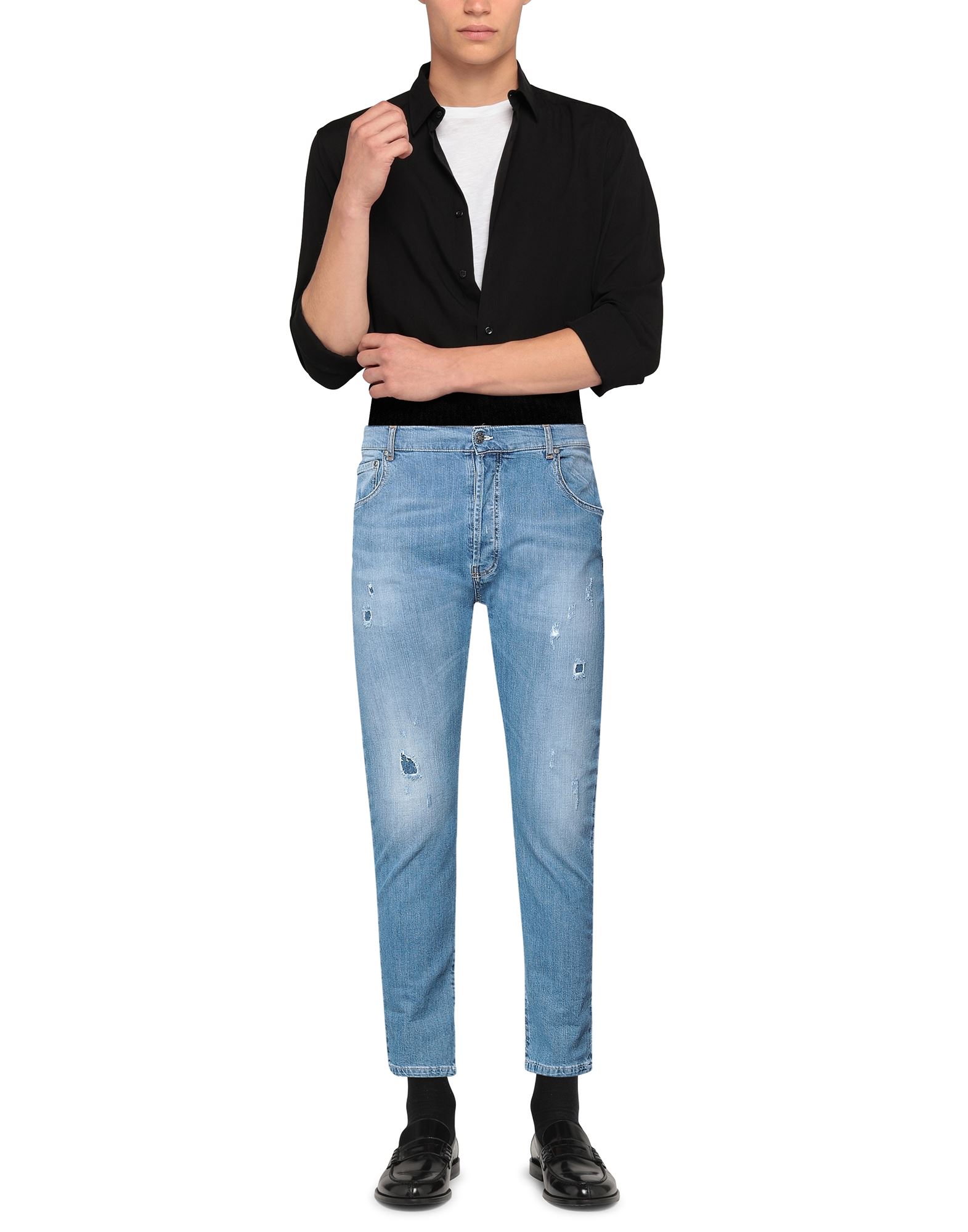  Grey Daniele Alessandrini - Hosen & Röcke - Jeanshosen - On Yoox.com 