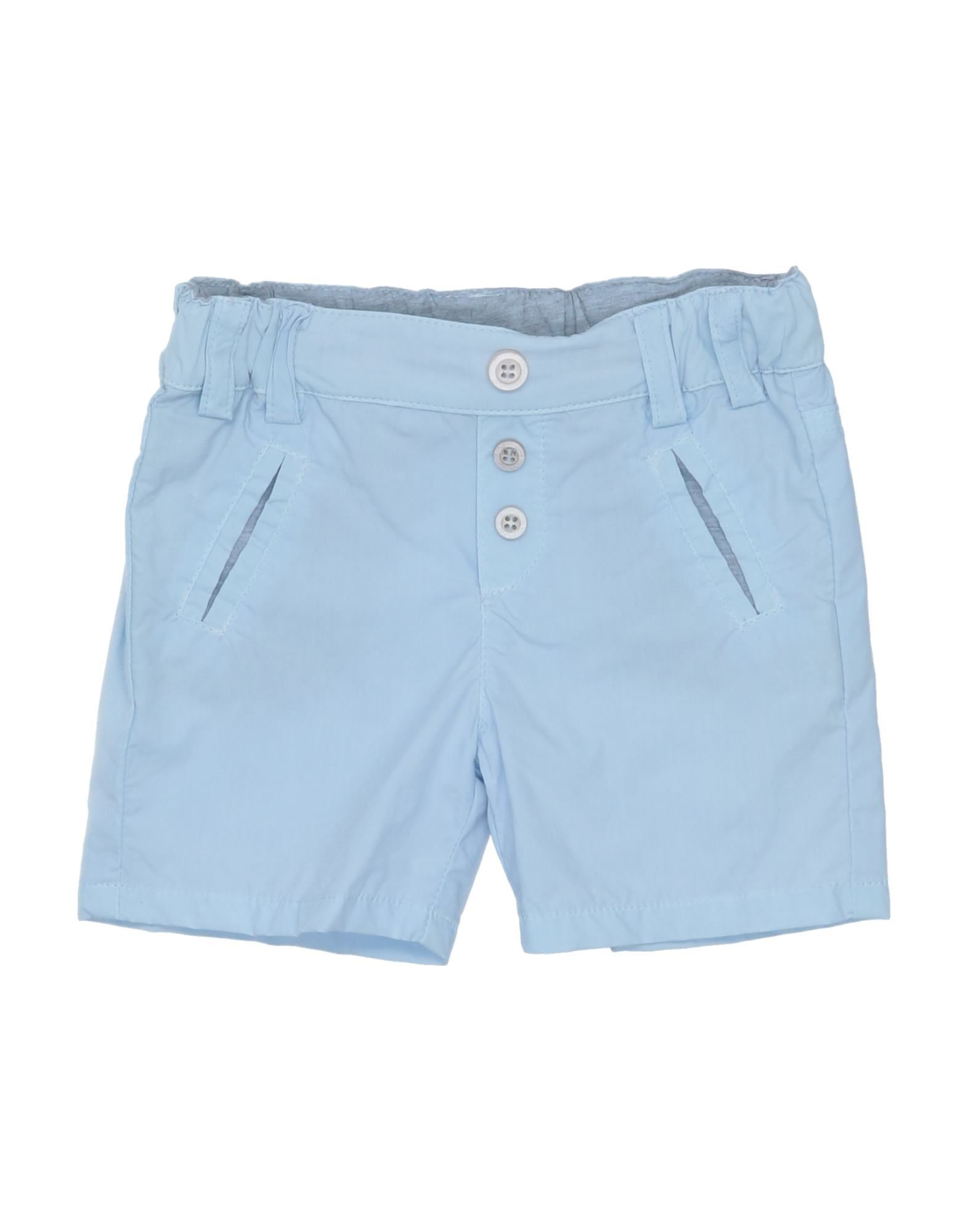 Kid Space Newborn Boy Shorts & Bermuda Shorts Sky Blue Size 3 Cotton