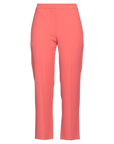 Alexander Mcqueen Woman Pants Coral Size 10 Viscose, Acetate In Red
