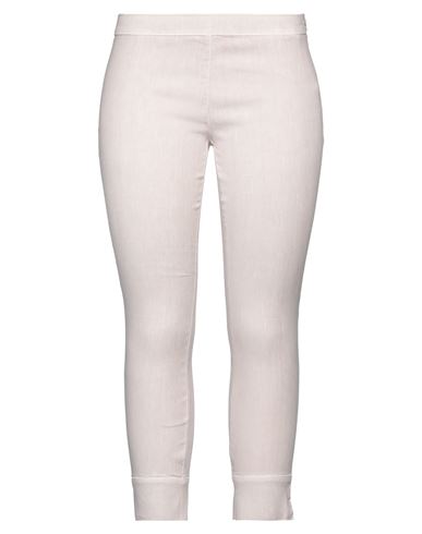 120% Lino Woman Pants Blush Size 6 Linen, Cotton, Elastane In Pink