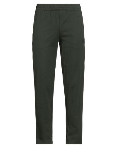 Ea7 Man Pants Military Green Size Xxl Cotton In Gray