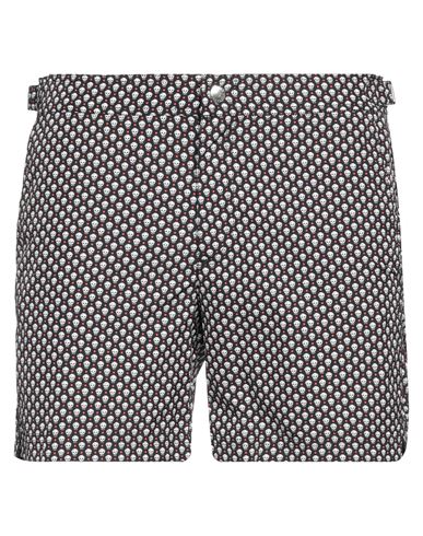 Shop Alexander Mcqueen Man Shorts & Bermuda Shorts Black Size 34 Polyamide, Polyester