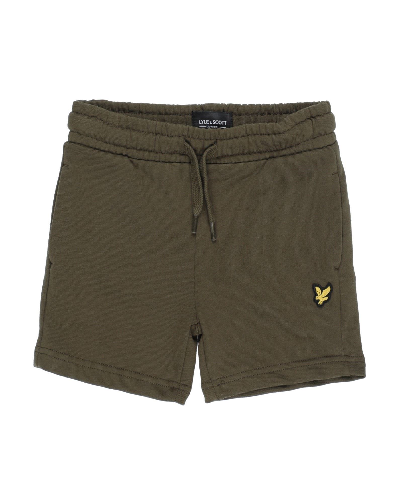 Lyle & Scott Kids'  Toddler Boy Shorts & Bermuda Shorts Military Green Size 3 Cotton
