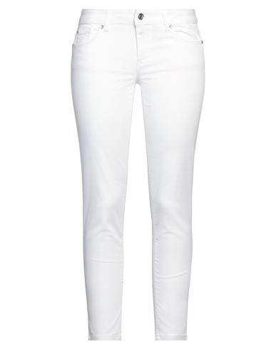 Liu •jo Woman Pants White Size 25w-28l Cotton, Polyester, Elastane