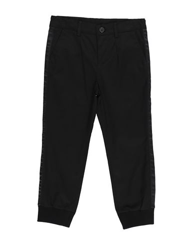 Dolce & Gabbana Toddler Boy Pants Black Size 4 Cotton, Elastane, Polyester In Black