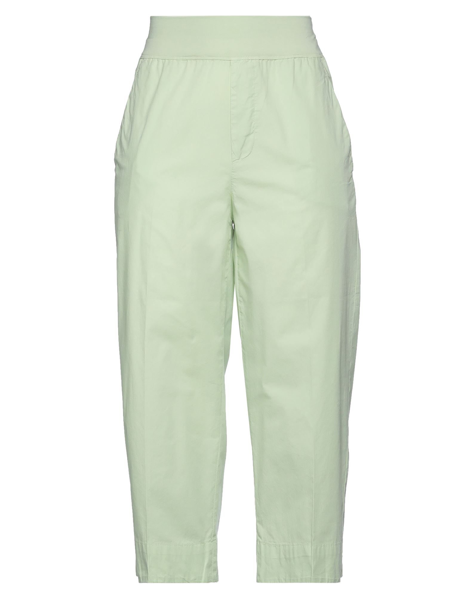 European Culture Cropped Pants In Green
