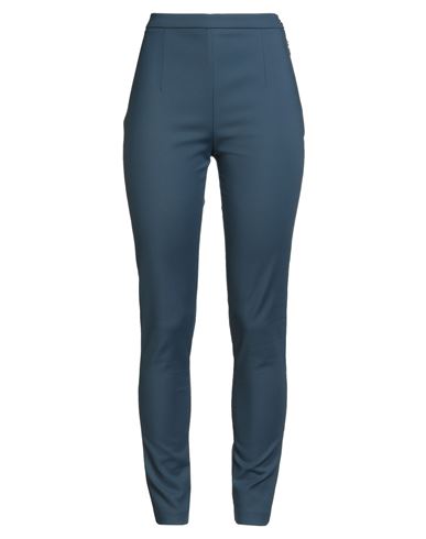 Patrizia Pepe Woman Pants Deep Teal Size 8 Cotton, Polyamide, Elastane In Blue