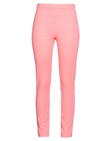 Patrizia Pepe Woman Pants Coral Size 8 Cotton, Polyamide, Elastane In Pink
