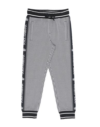 Dolce & Gabbana Babies'  Toddler Girl Pants Black Size 7 Cotton, Polyamide, Polyester, Elastane