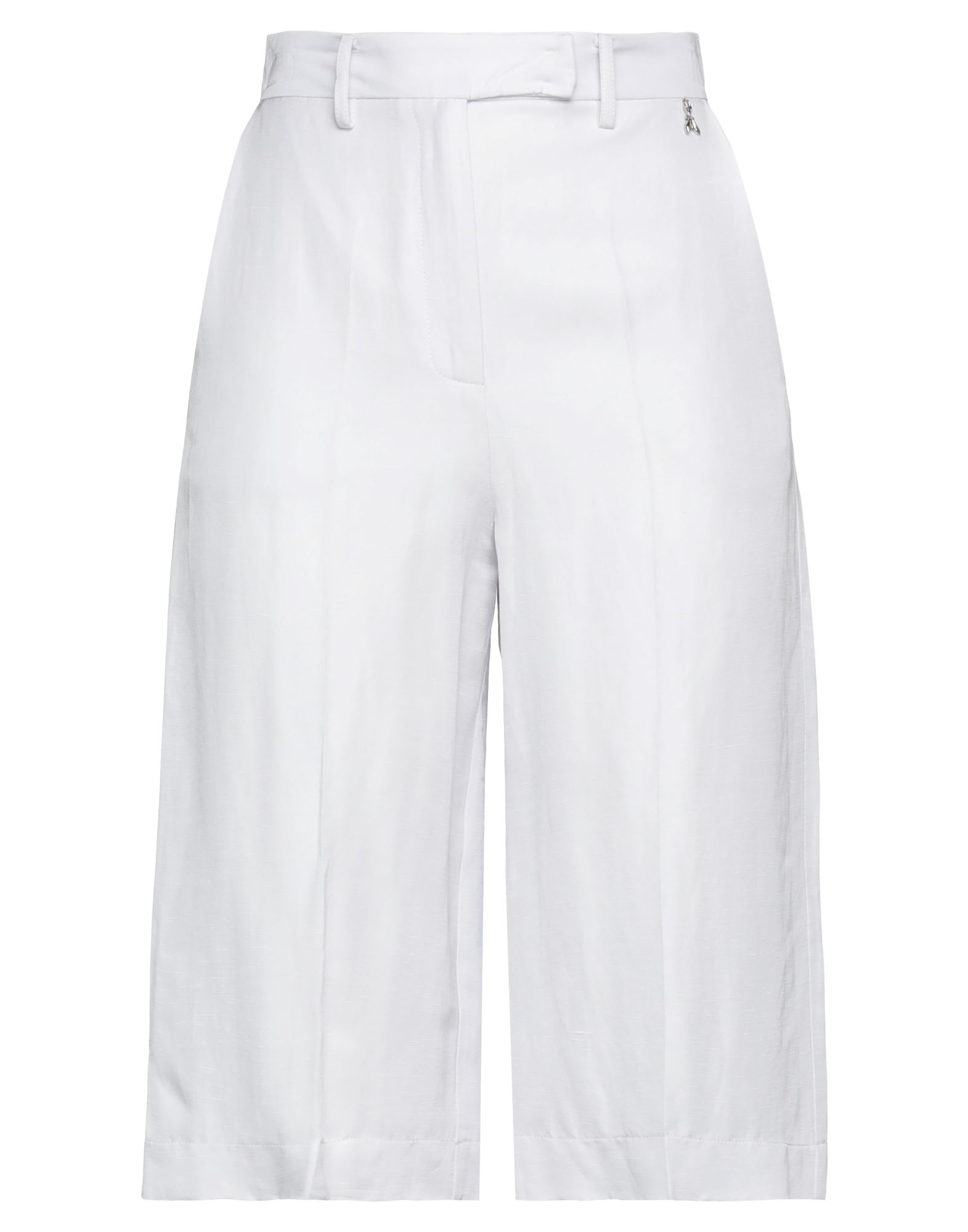 Patrizia Pepe Woman Cropped Pants Light Grey Size 4 Viscose, Linen