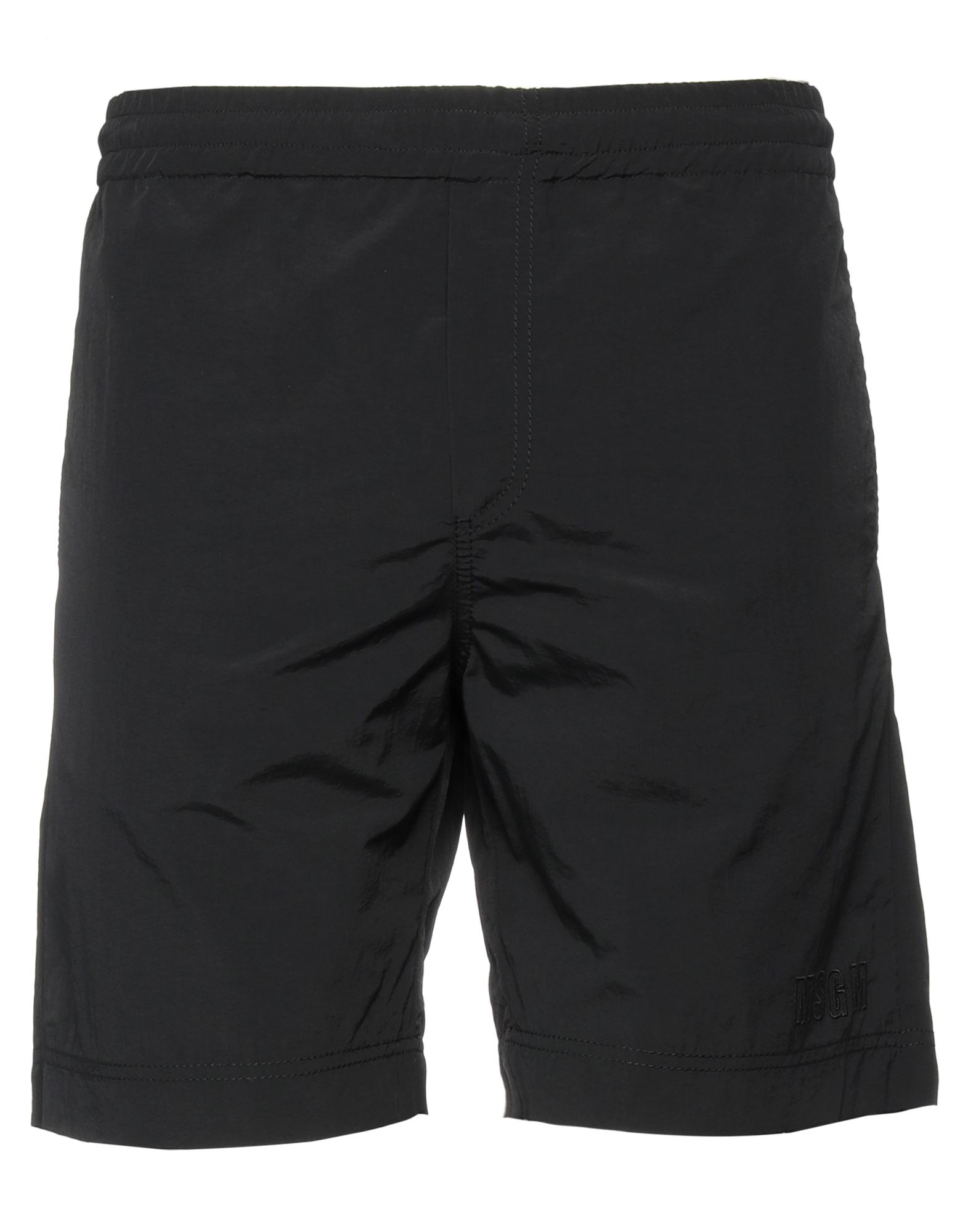 Msgm Man Shorts & Bermuda Shorts Black Size 36 Polyamide, Polyurethane