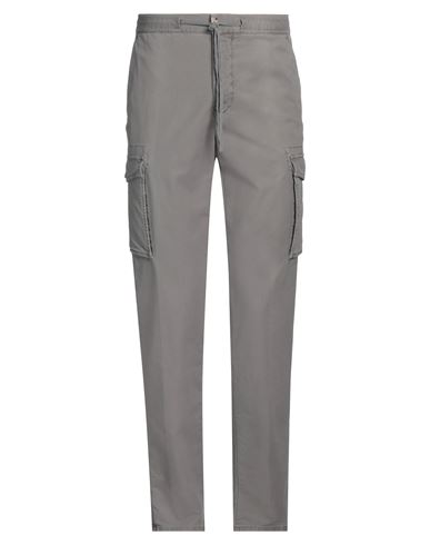 Shop Incotex Man Pants Grey Size 31 Cotton, Elastane