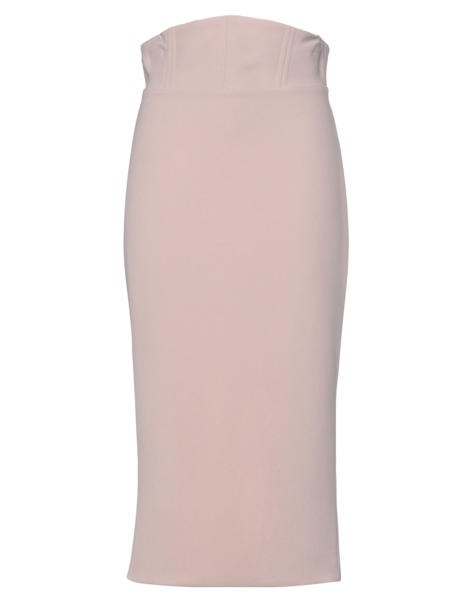 Rhea Costa Midi Skirts In Blush | ModeSens