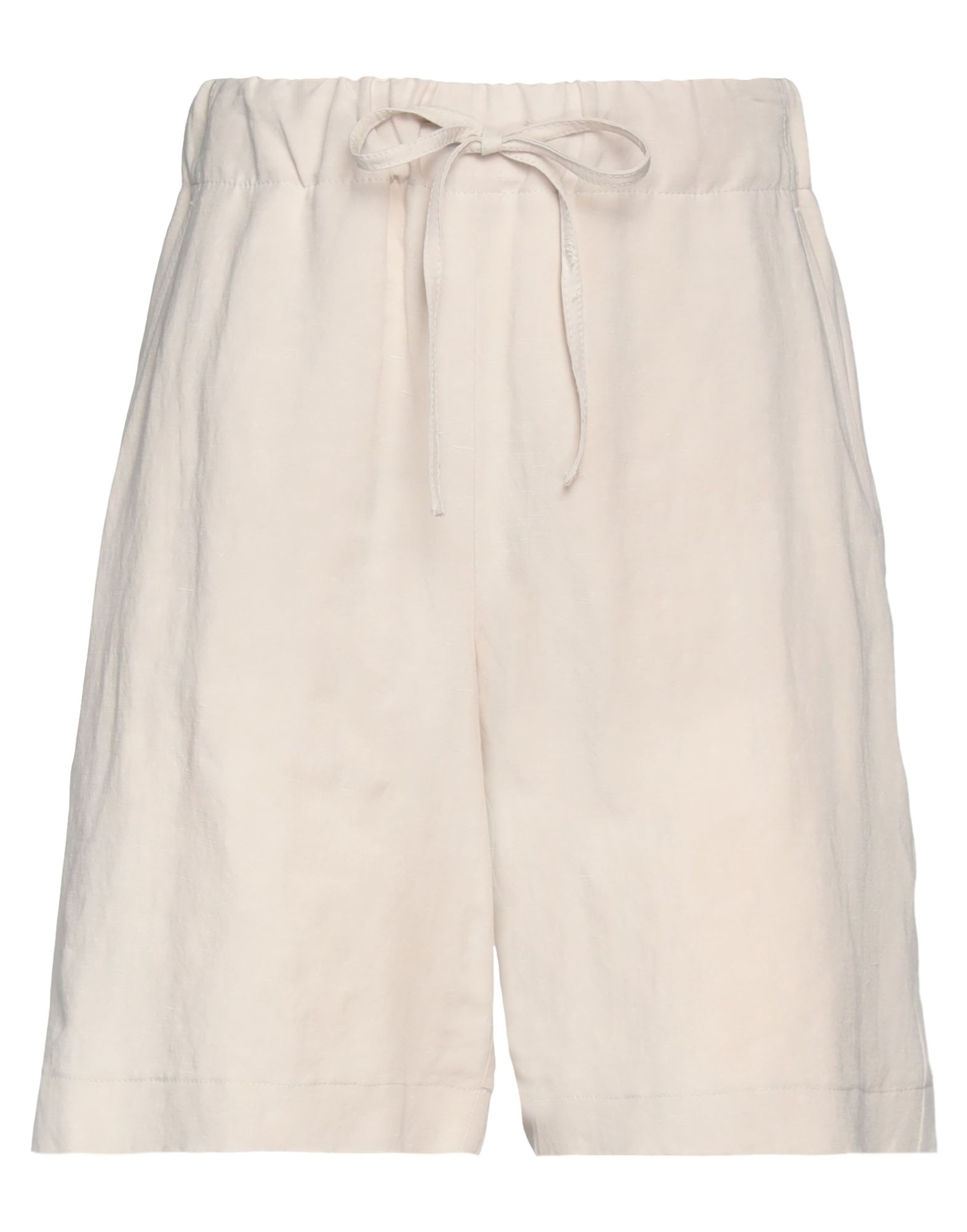 Rue Du Bac Woman Shorts & Bermuda Shorts Beige Size 2 Viscose, Linen