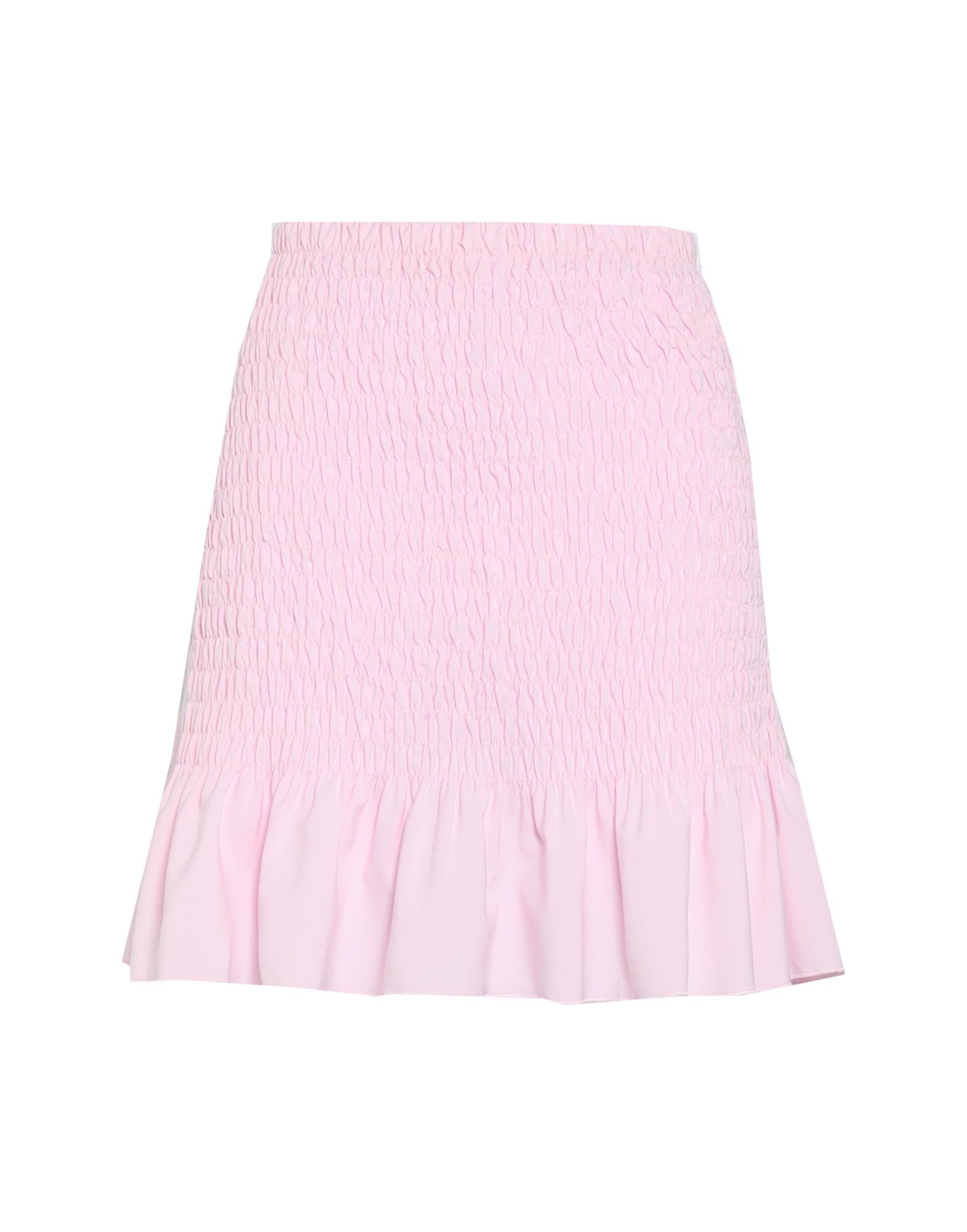 《セール開催中》ADIDAS ORIGINALS レディース ミニスカート ピンク 30 ポリエチレン 57% / リサイクルポリエステル 43% SMOCKED SKIRT