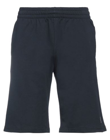 Ea7 Man Shorts & Bermuda Shorts Midnight Blue Size M Cotton