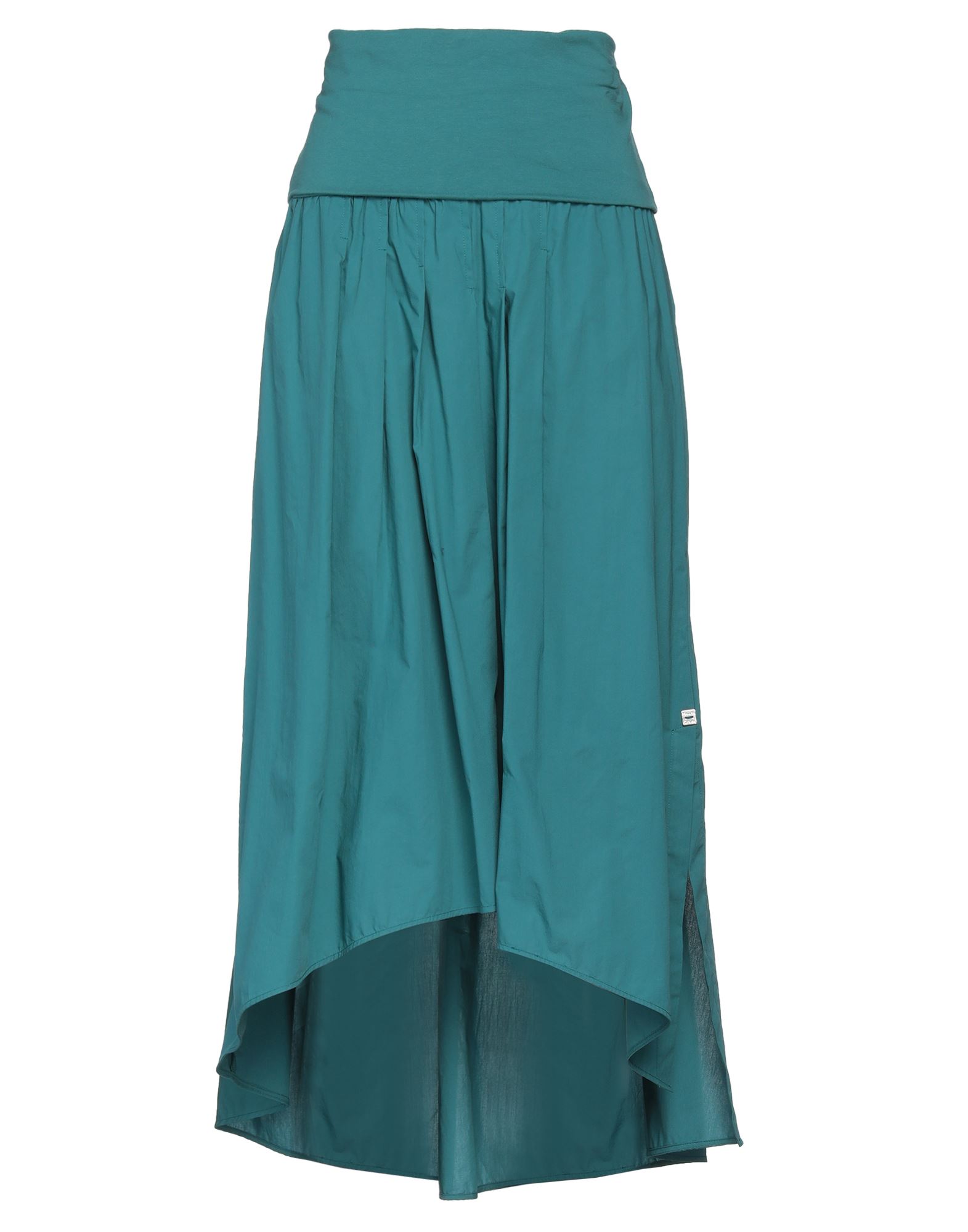 Manila Grace Midi Skirts In Deep Jade