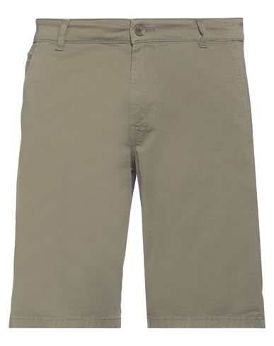 Aspesi Man Shorts & Bermuda Shorts Military Green Size 36 Cotton, Elastane