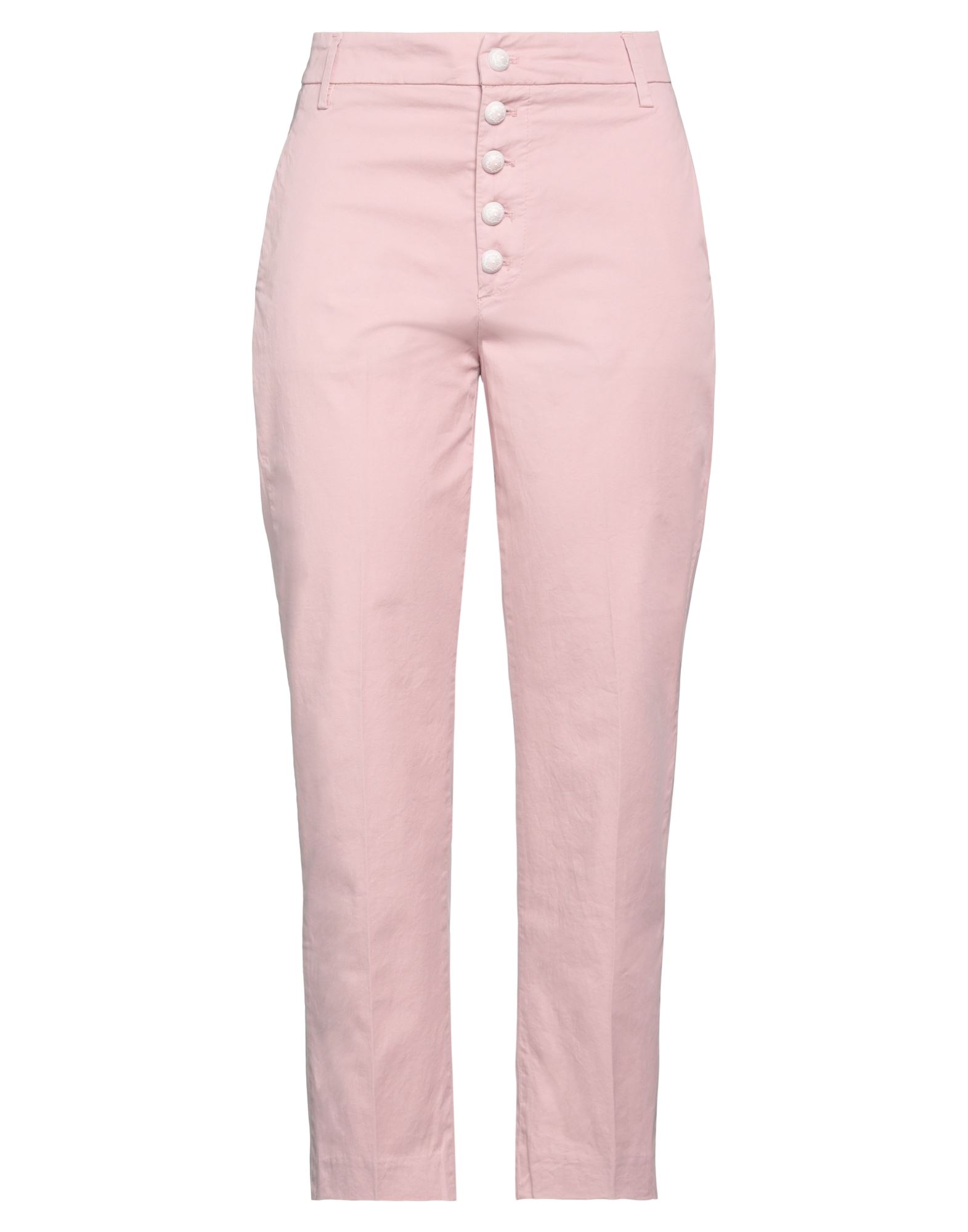 Shop Dondup Woman Pants Pink Size 27 Cotton, Elastane