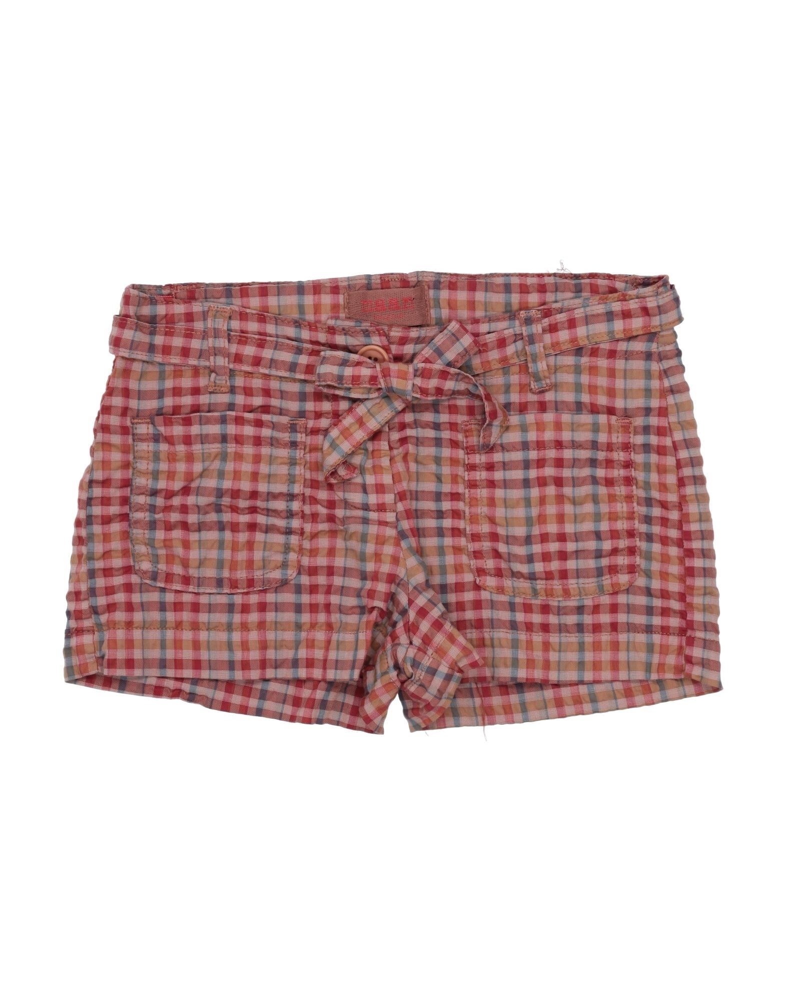 Maan Toddler Boy Shorts & Bermuda Shorts Brick Red Size 6 Cotton, Polyester, Elastane