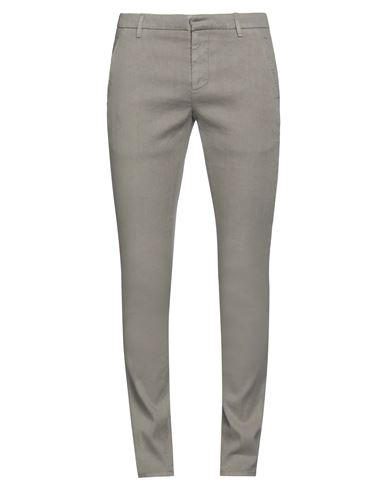 Dondup Man Pants Grey Size 30 Linen, Lyocell, Elastane