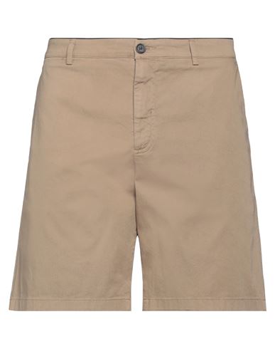 Department 5 Man Shorts & Bermuda Shorts Camel Size 36 Cotton, Elastane In Beige