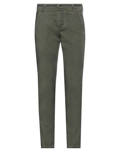 Dondup Man Pants Military Green Size 29 Cotton, Elastane