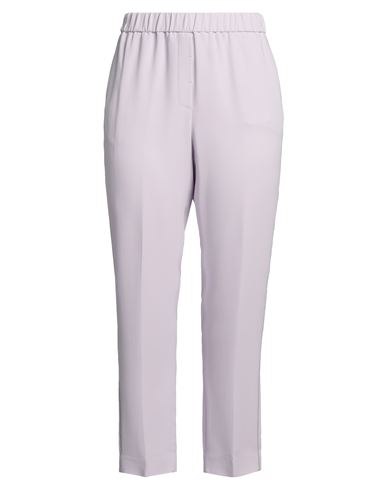 Peserico Easy Woman Pants Lilac Size 14 Viscose, Elastane In Purple