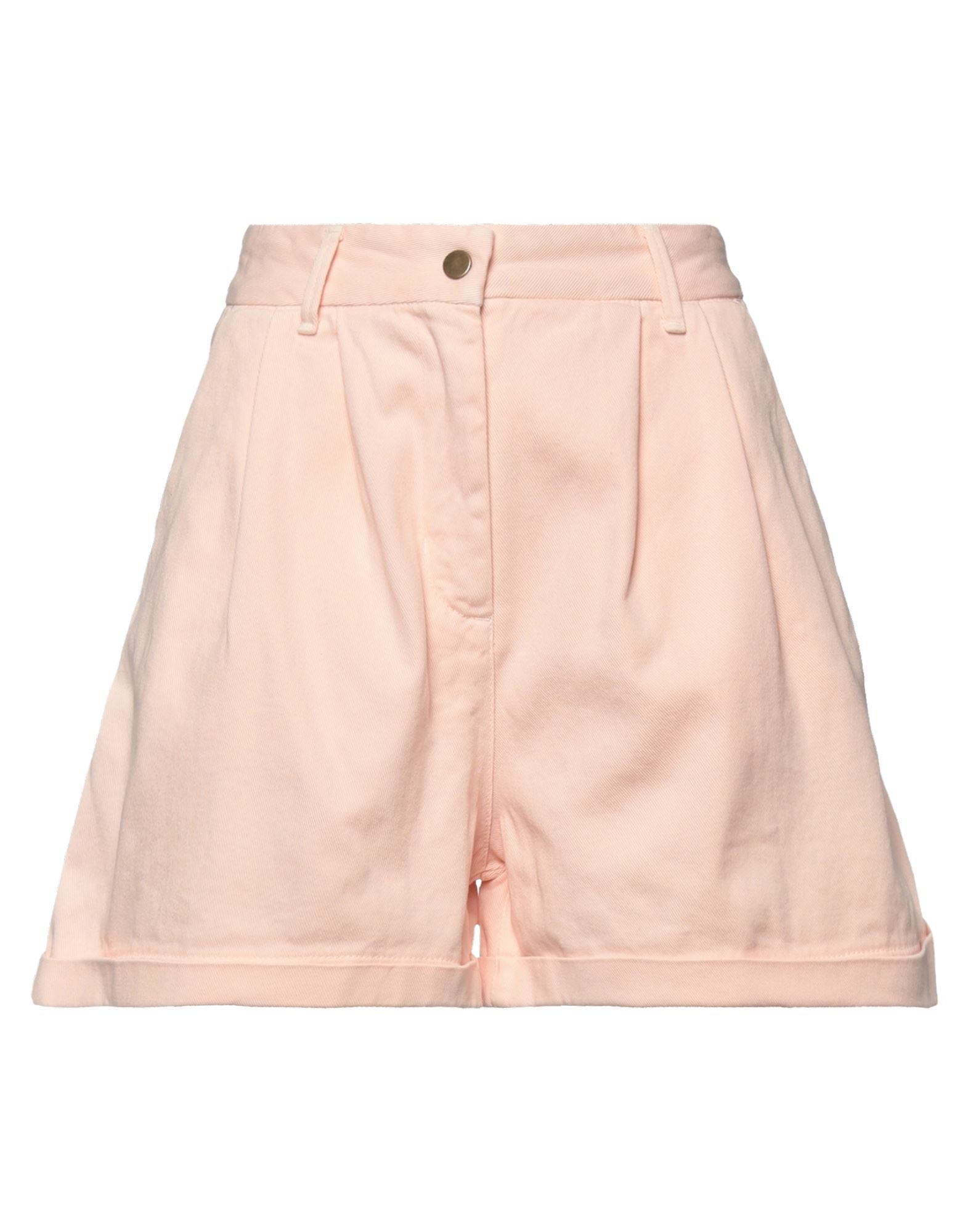 Merci .., Woman Shorts & Bermuda Shorts Light Pink Size 2 Cotton