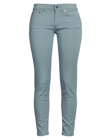 Dondup Woman Jeans Pastel Blue Size 30 Cotton, Elastomultiester, Elastane In Blue