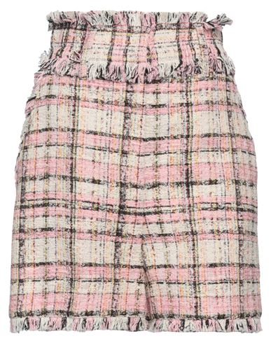 Msgm Woman Shorts & Bermuda Shorts Pink Size 2 Cotton, Polyester, Acrylic, Polyamide