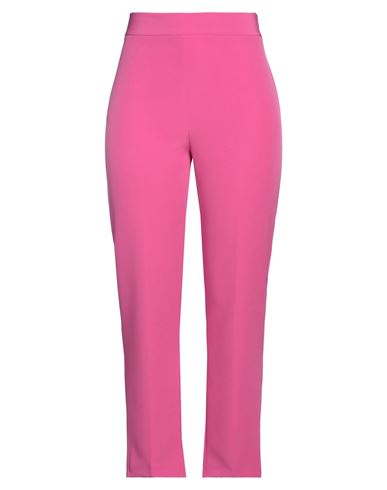 Gattinoni Woman Pants Fuchsia Size 12 Polyester, Elastane In Pink