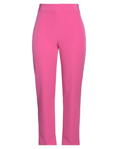 Gattinoni Woman Pants Fuchsia Size 12 Polyester, Elastane In Pink