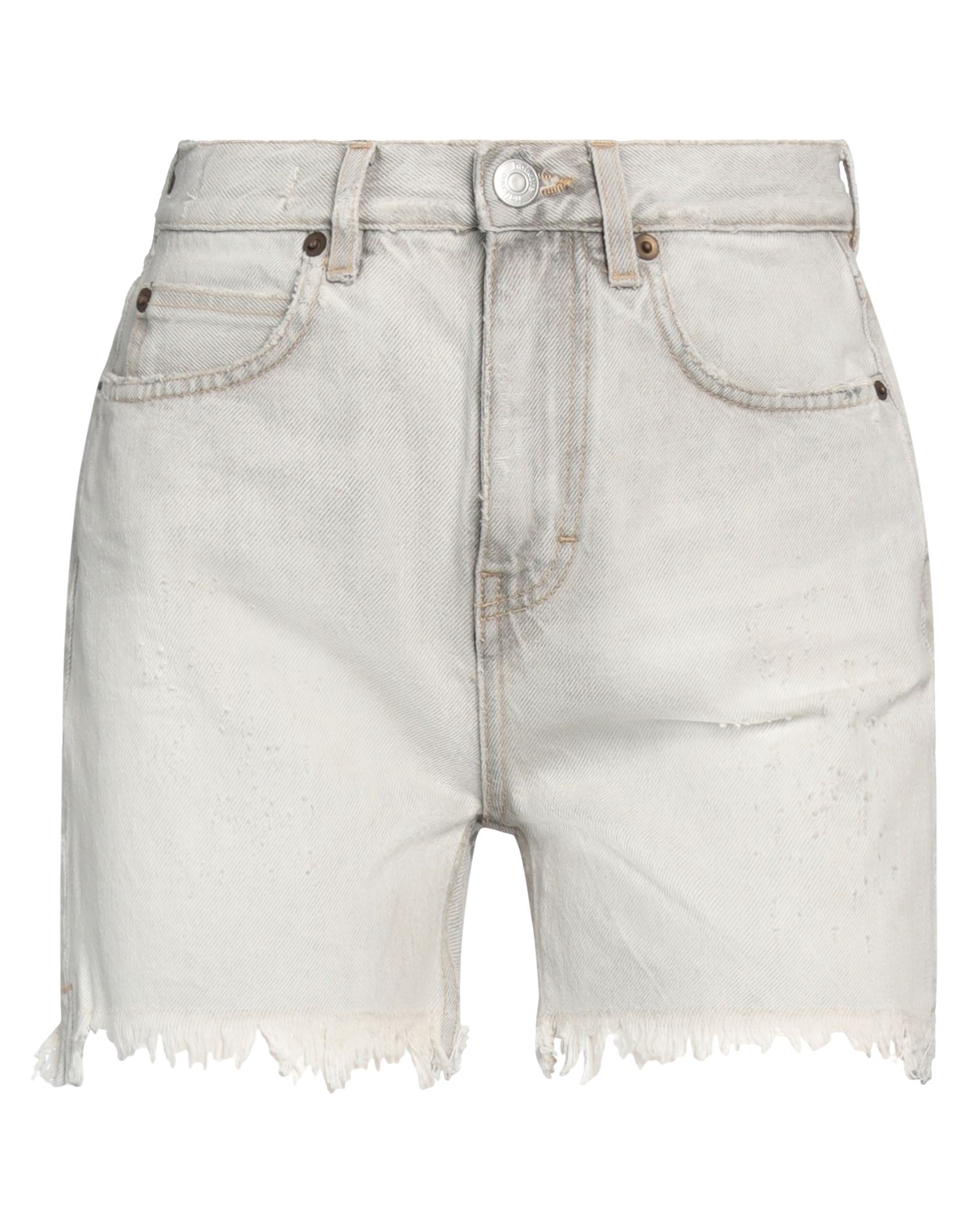 Haikure Denim Shorts In Grey