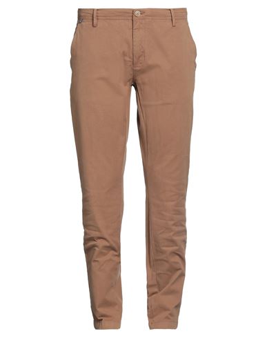 At.p.co At. P.co Man Pants Camel Size 40 Cotton, Elastane In Beige