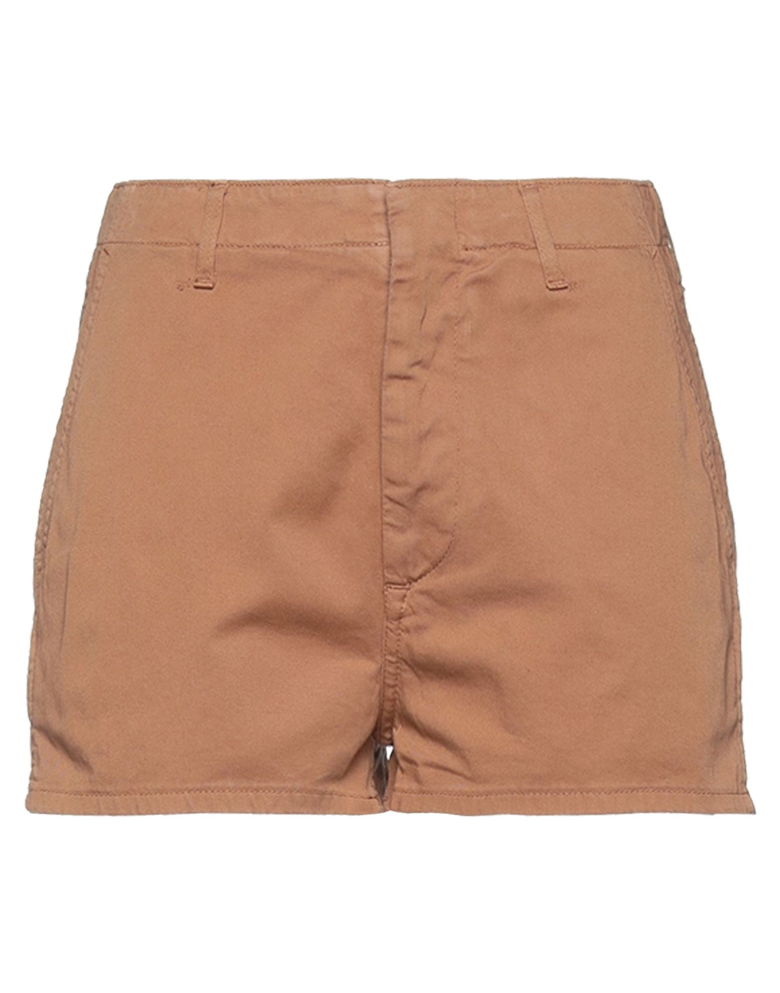 Shop Dondup Woman Shorts & Bermuda Shorts Brown Size 30 Cotton, Elastane